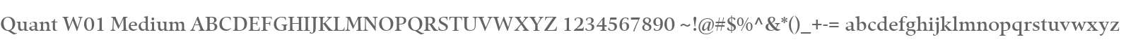 Quant W01 Medium
