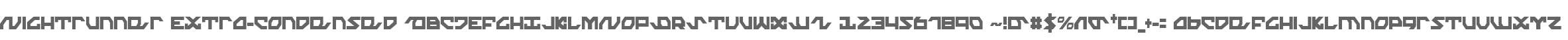 Nightrunner Extra-Condensed