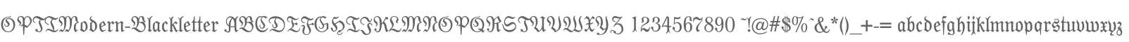 OPTIModern-Blackletter