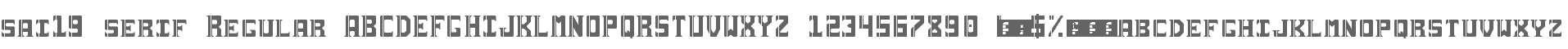sai19 serif Regular