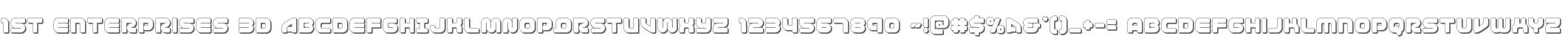 1st Enterprises 3D