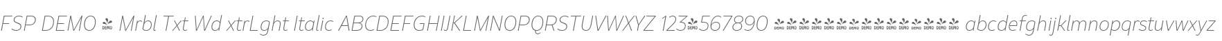 FSP DEMO - Mrbl Txt Wd xtrLght