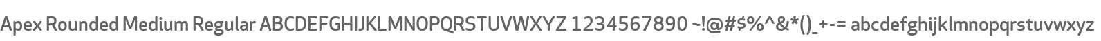 Apex Rounded Medium Regular