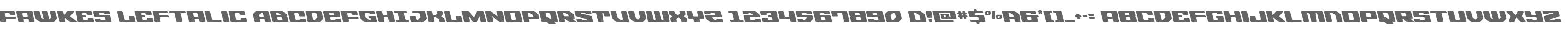 Fawkes Leftalic