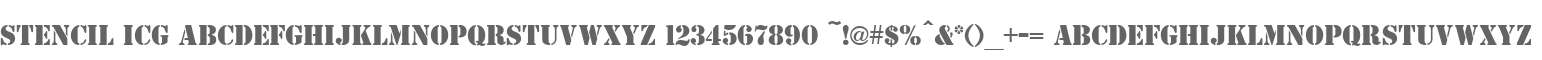 Stencil ICG