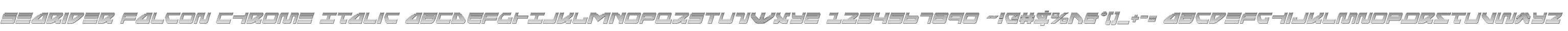 Searider Falcon Chrome Italic
