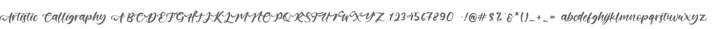 Artistic Calligraphy