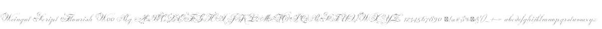 Weingut Script Flourish W00 Rg