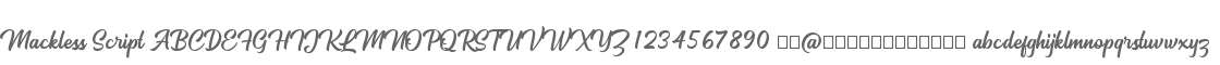 Mackless Script