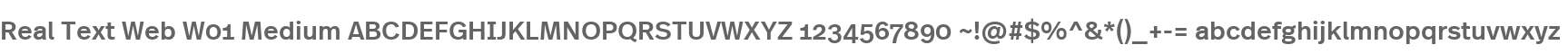 Real Text Web W01 Medium