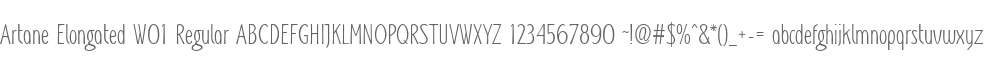 Artane Elongated W01 Regular