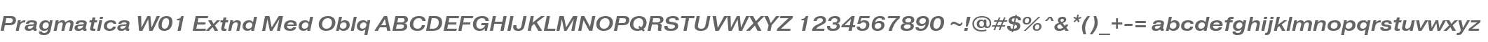 Pragmatica W01 Extnd Med Oblq