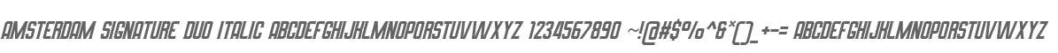 Amsterdam Signature Duo Italic