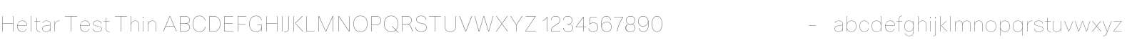 Heltar Test Thin