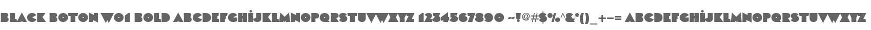 Black Boton W01 Bold