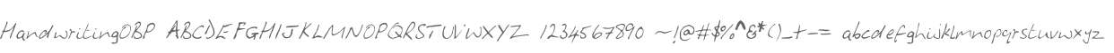 HandwritingOBP