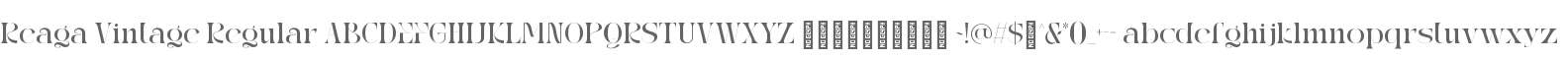 Reaga Vintage