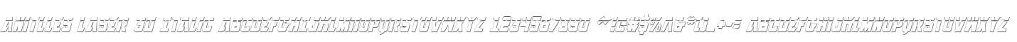 Anitlles Laser 3D Italic