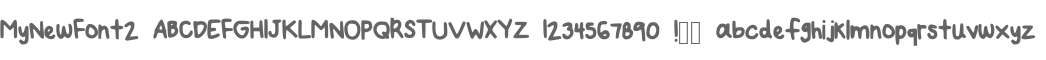 MyNewFont2