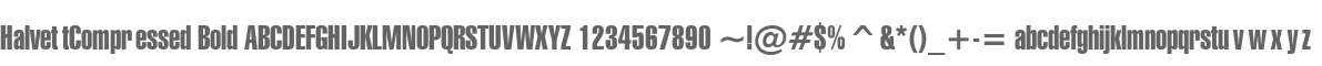 HalvettCompressed Bold