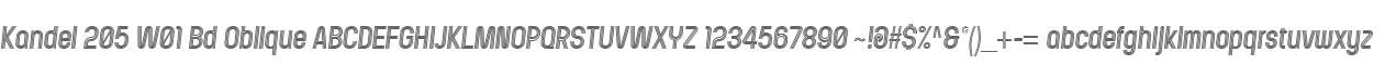 Kandel 205 W01 Bd Oblique