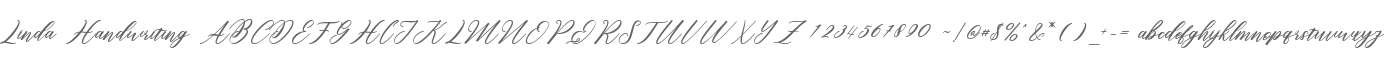 Linda Handwriting