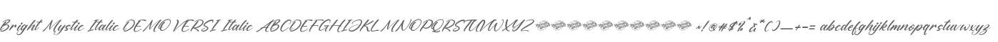 Bright Mystic Italic DEMO VERSI
