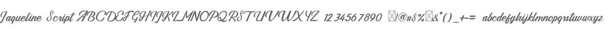 Jaqueline Script
