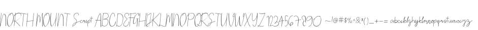 NORTH MOUNT Script
