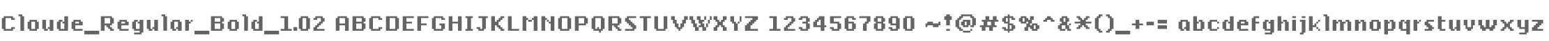 Cloude Regular 1.0