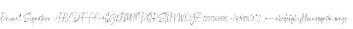 Primal Signature