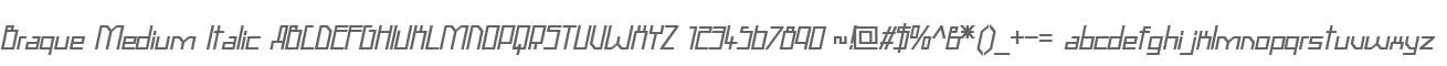 Braque Medium Italic