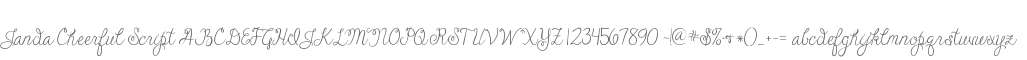 Janda Cheerful Script