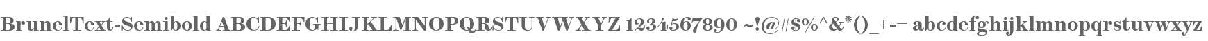 BrunelText Semibold