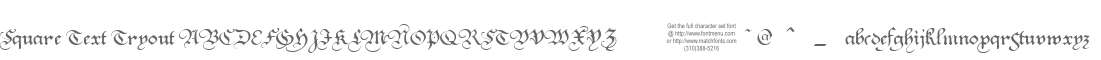 Square Text Tryout