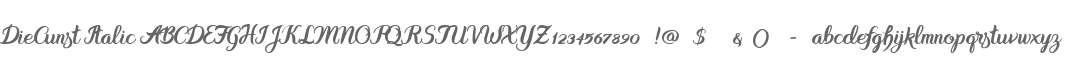 DieCunst Italic
