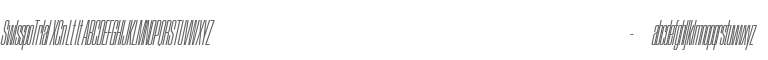 SwisspoTrial Extra Condensed Light
