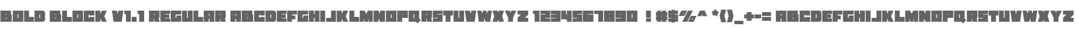 Bold Block V1.1