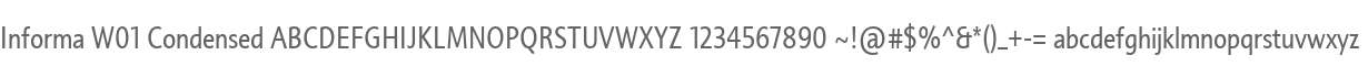 Informa W01 Condensed