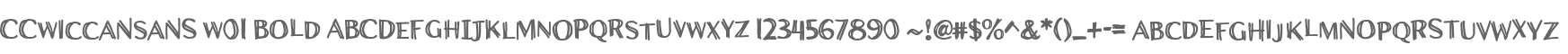 CCWiccanSans W01 Bold