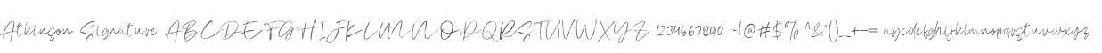 Atkinson Signature