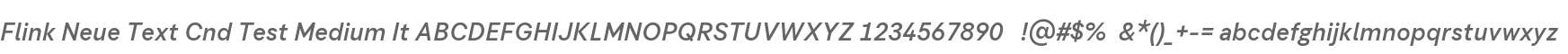 Flink Neue Text Cnd Test Medium