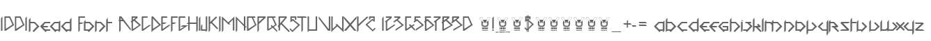 1001head Font