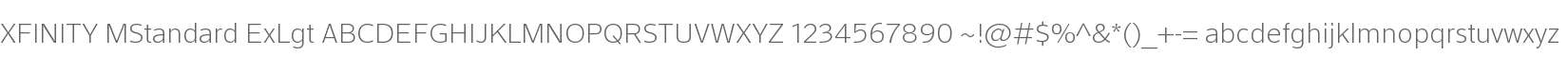 XFINITY MStandard ExLgt