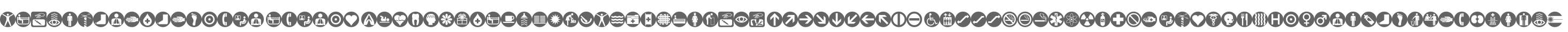 PIXymbolsHospital Italic