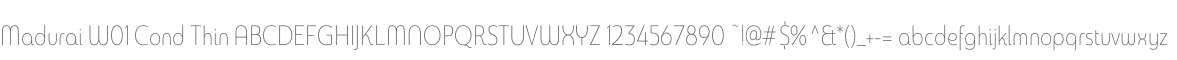 Madurai W01 Cond Thin