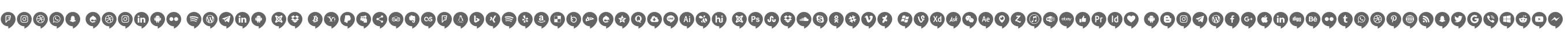 Icons Social Media 14