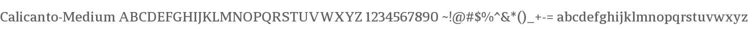 Calicanto Medium