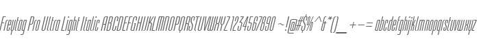 Freytag Pro Ultra Light Italic
