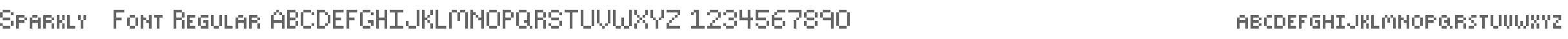 Sparkly-Font Regular
